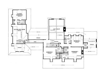 2nd Floor Plan, 063H-0088