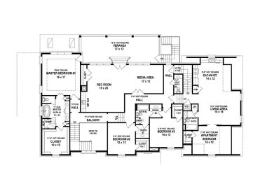 2nd Floor Plan, 006H-0199