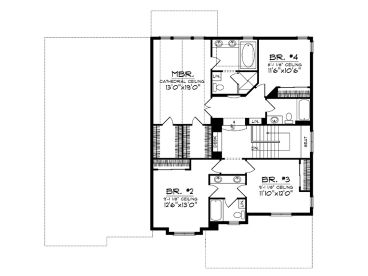 2nd Floor Plan, 020H-0247