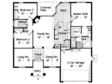 Floor Plan, 043H-0036