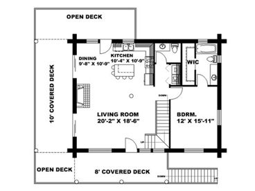 1st Floor Plan, 012H-0079