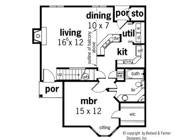 1st Floor Plan, 021H-0010