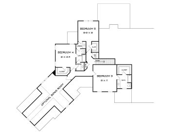 2nd Floor Plan, 019H-0152