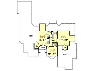 2nd Floor Plan, 061H-0151