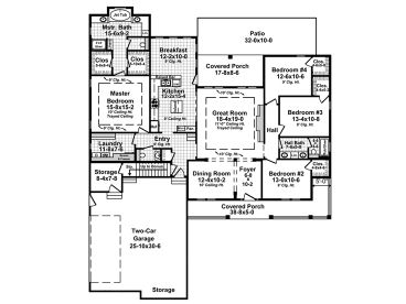 1st Floor Plan 001H-0221