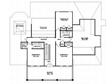 2nd Floor Plan, 006H-0123