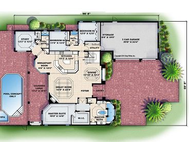 1st Floor Plan, 040H-0080