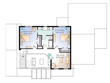 2nd Floor Plan, 027H-0024