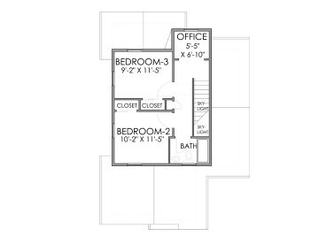 2nd Floor Plan, 056H-0006