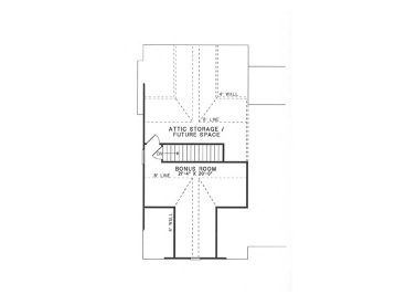 2nd Floor Plan, 025H-0120