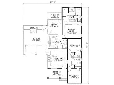 Floor Plan, 025H-0057