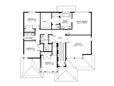 2nd Floor Plan, 035H-0131