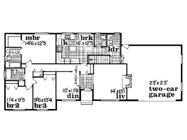 Floor Plan, 032H-0014