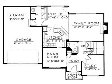 1st Floor Plan, 031H-0219