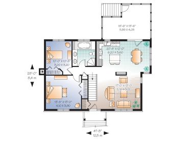 1st Floor Plan, 027H-0313