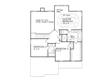 2nd Floor Plan, 045H-0058