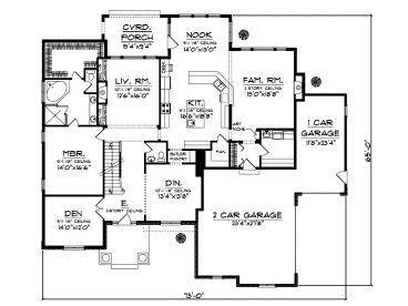 1st Floor Plan, 020H-0193