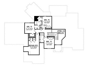 2nd Floor Plan, 020H-0194