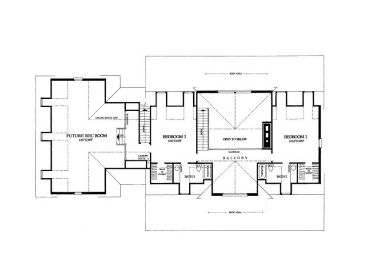 2nd Floor Plan, 063H-0156