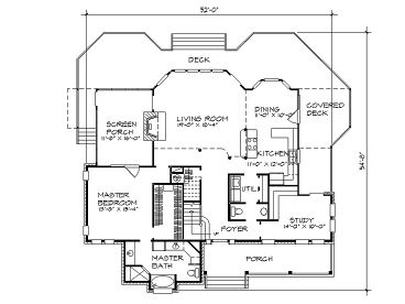 1st Floor Plan, 008H-0014