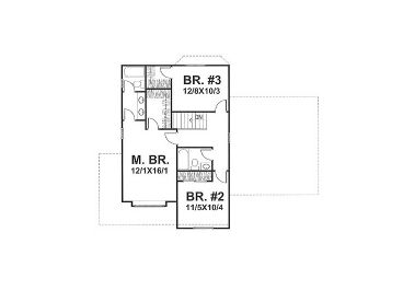 2nd Floor Plan, 016H-0005