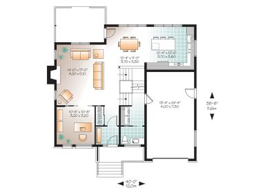 1st Floor Plan, 027H-0269