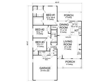 Floor Plan, 059H-0172