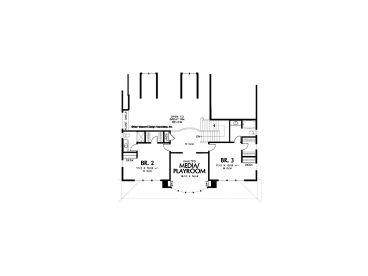 2nd Floor Plan, 034H-0217