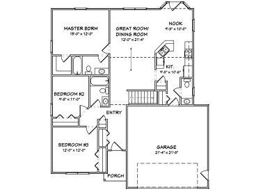 Floor Plan, 048H-0037