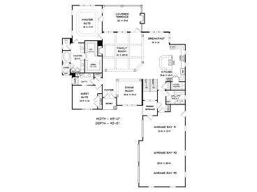 1st Floor Plan, 019H-0150