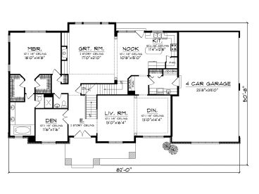 1st Floor Plan, 020H-0323