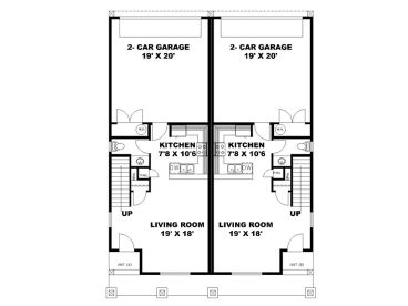 1st Floor Plan, 012M-0009
