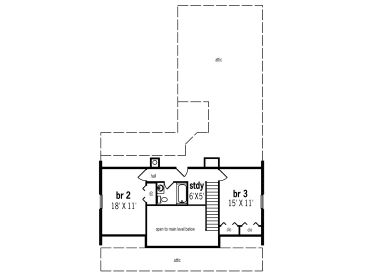2nd Floor Plan, 021H-0080