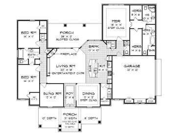 Floor Plan, 021H-0233