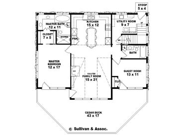 1st Floor Plan, 006H-0030