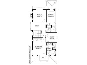 2nd Floor Plan, 035H-0008