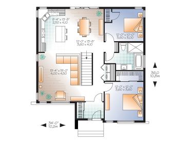 Floor Plan, 027H-0318