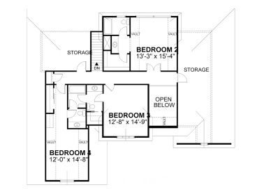 2nd Floor Plan, 007H-0095
