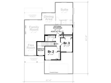 2nd Floor Plan, 031H-0494