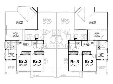2nd Floor Plan, 031M-0066