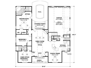 Floor Plan, 007H-0034