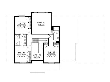 2nd Floor Plan, 020H-0323