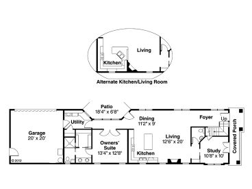 1st Floor Plan, 051H-0211