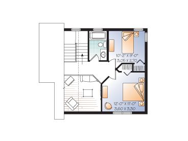 2nd Floor Plan, 027H-0394