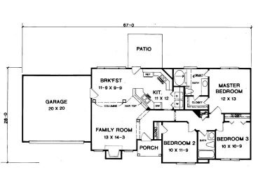 Floor Plan, 019H-0059