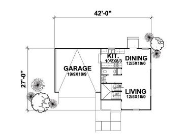1st Floor Plan, 016H-0049