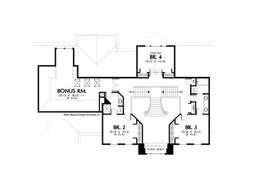 2nd Floor Plan, 034H-0129