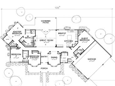 Floor Plan, 036H-0016