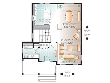 1st Floor Plan, 027H-0333