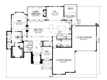 1st Floor Plan, 020H-0309